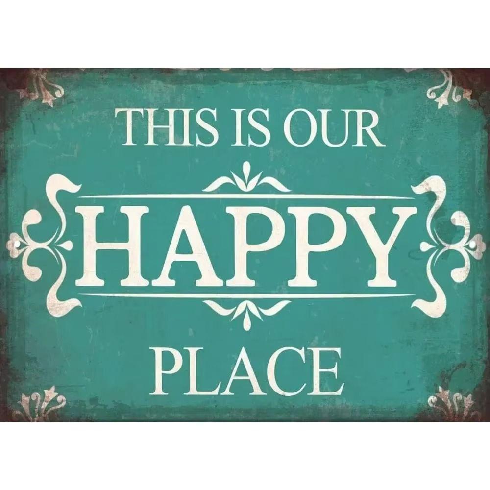 Vintage Metal Tin Sign 20x30cm Wall Art Retro Decorative Plaque