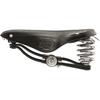 BROOKS Leather Saddle B66 BLACK with Perfect for City Riding and Touring Spring,