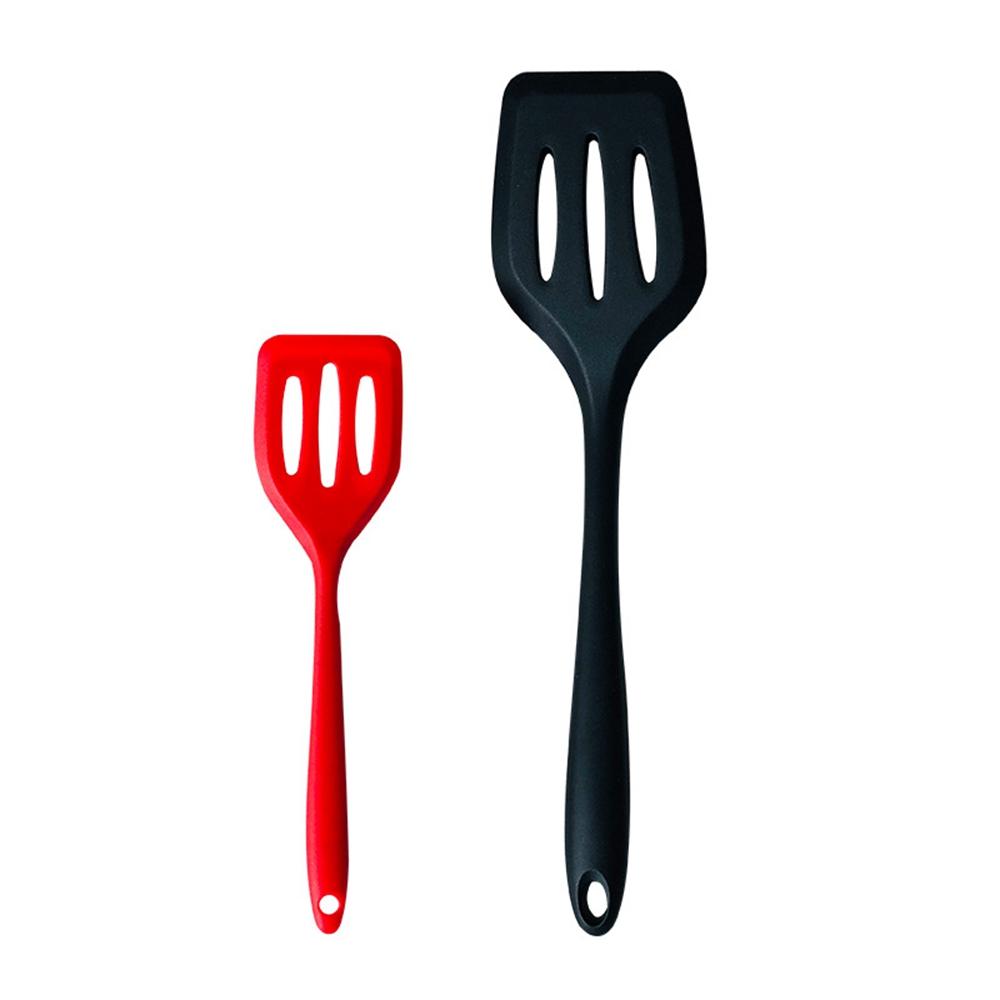 Not Deformed Frying Fish Kitchen Utensil Silicone Slotted Turner Cooking Tool Shovel Spatula