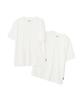 T-shirt Henley Schott Lot de 2, Homme, Taille 2XL, 033, Blanc cassé, 782-5934010