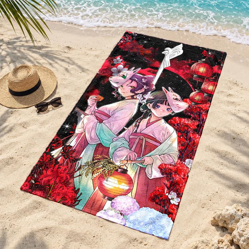 The Apothecary Diaries Microfiber Beach Towel Quick Dry Sand Free Lightweight Beach Towels for Travel Swimming Camping
