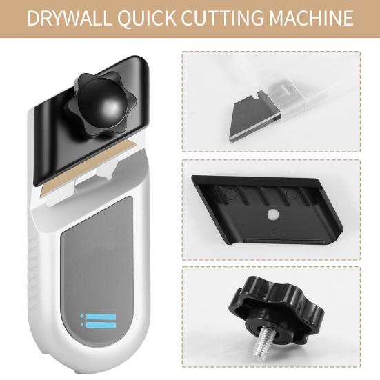 Drywall Chamfer Tool Plasterboard Fast Cutter Compact Design 45-Degree Efficient Gypsum Board Angle Planer Trimming Tool