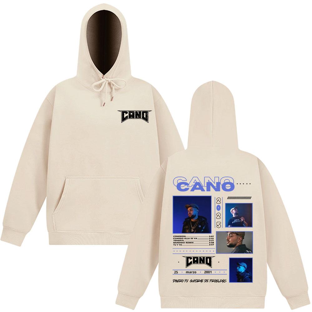 Rapper Cano Triana 2025 Tour Album Hoodies Men Women Fashion Print Hip Hop Winter Oversized Loose Unisex Tracksuit Streetwear