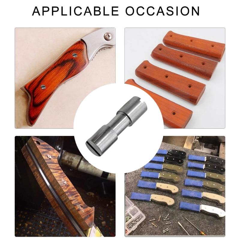 Stainless Steel Cutter Handle Screws, Corby Bolts Rivets Fastening Easy Installation Shank Rivets Solid Attachment