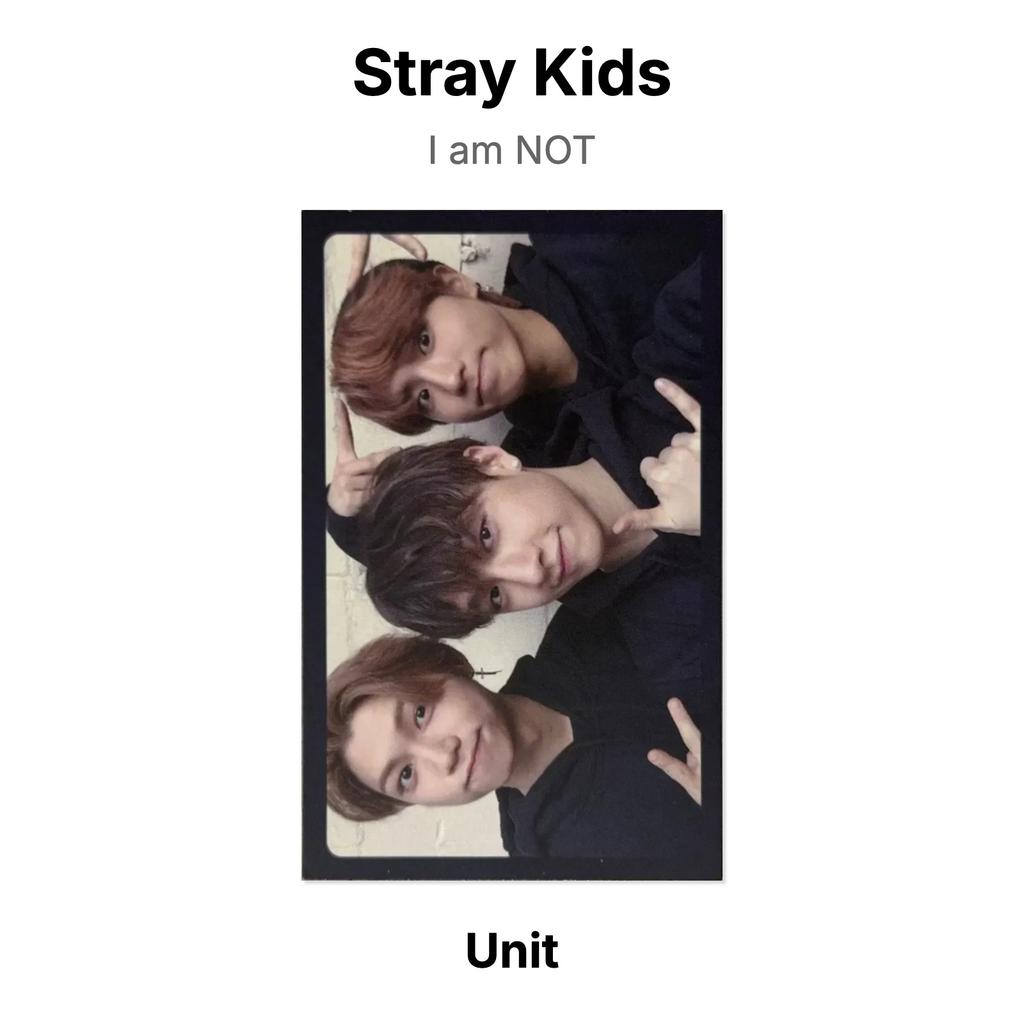 Stray Kids Ich bin KEINE offizielle Fotokarte