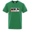 2026 Sommer Neu HKS Power und Sport Druck Unisex Neu Beliebt Normales kurzärmeliges Shirt Radfahren Laufen Sport T-Shirt