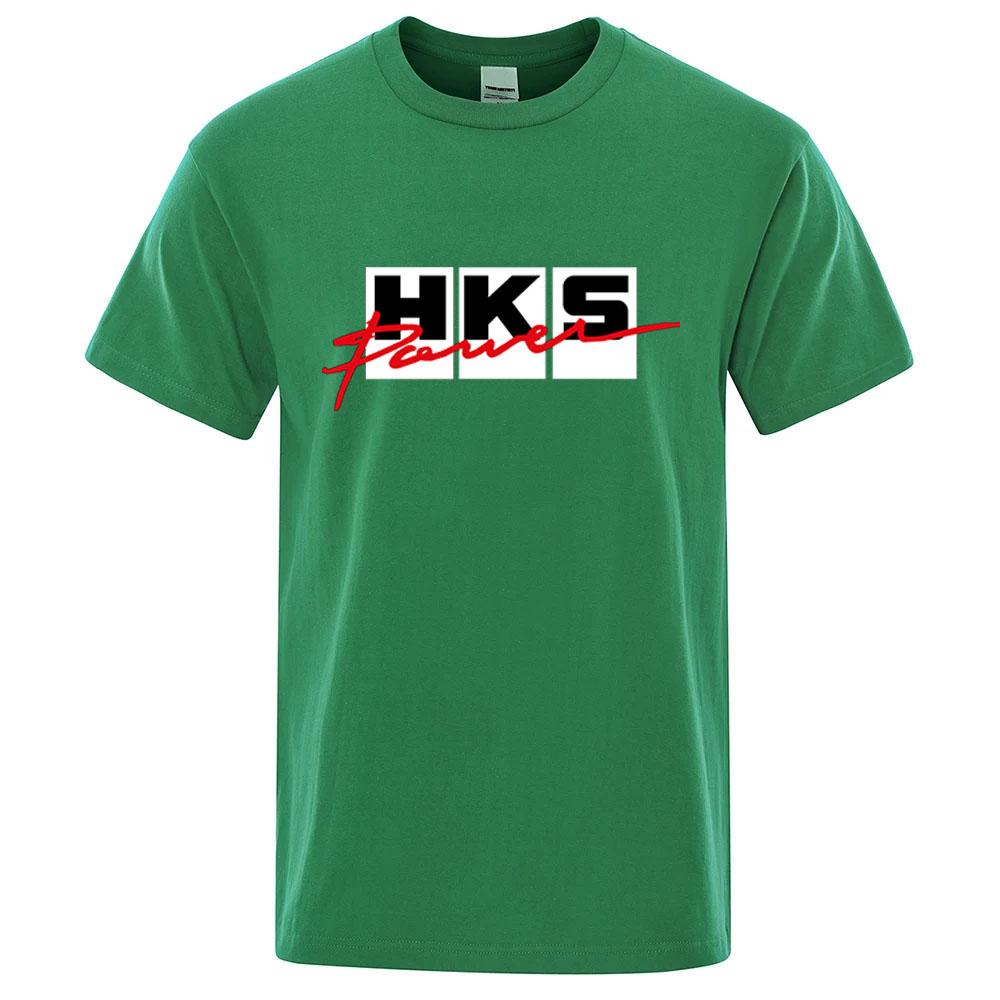 2026 Sommer Neu HKS Power und Sport Druck Unisex Neu Beliebt Normales kurzärmeliges Shirt Radfahren Laufen Sport T-Shirt