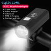 3LED/5LED Bicycle Light Bike Front Lamp Rechargeable MTB Bike Headlight Flashlight Outdoor Night Riding Safety Cycling Lantern