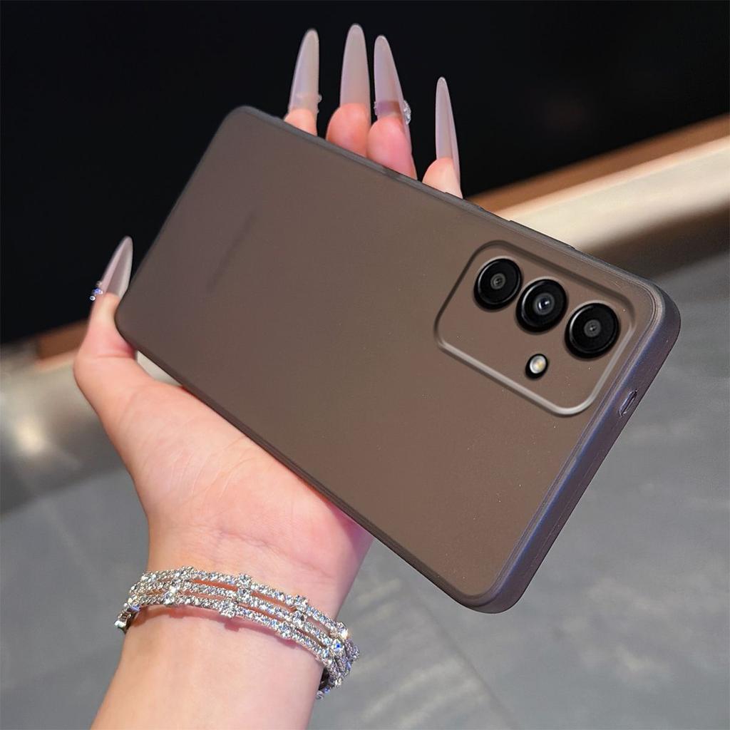 Morandi Color Semi Clear Matte Phone Case for Samsung Galaxy A57 5G,A56,A55,A54,A37,A36,A35,A34,A26 Soft TPU Shell