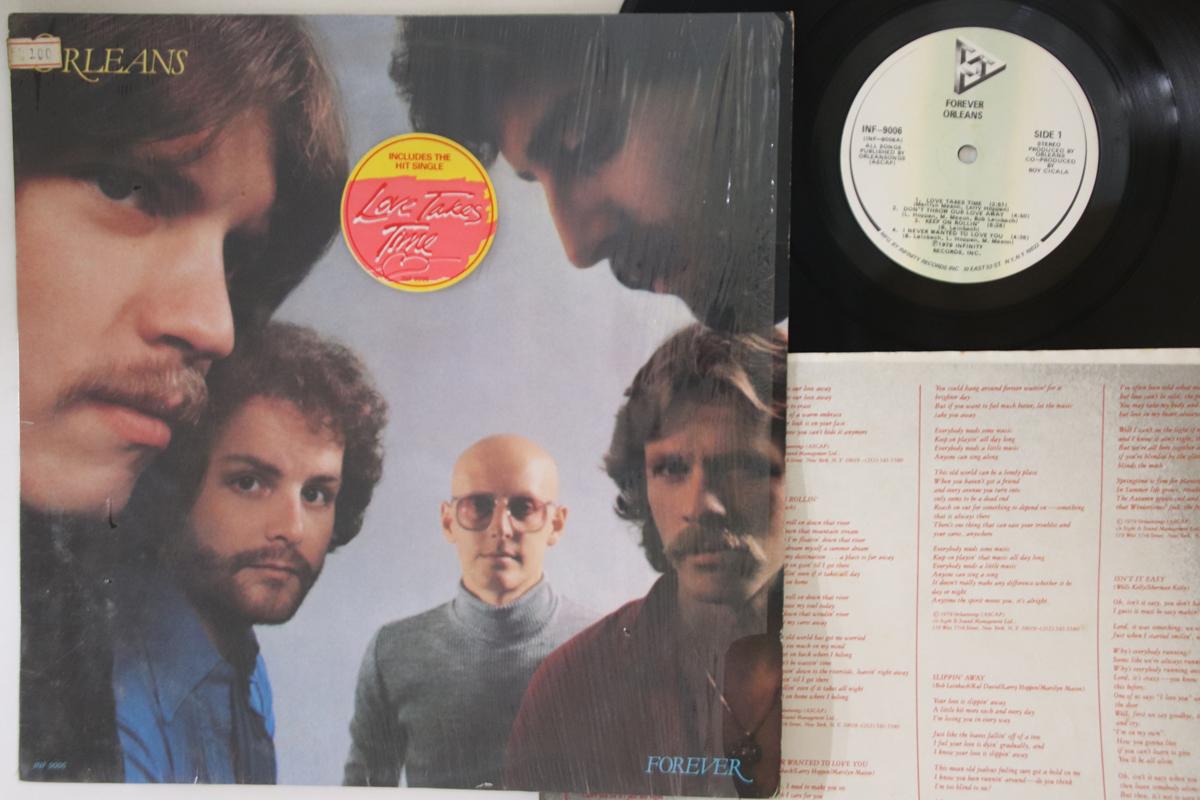 

LP Record ORLEANS - Forever INF9006 INFINITY 1979 US Rock Used