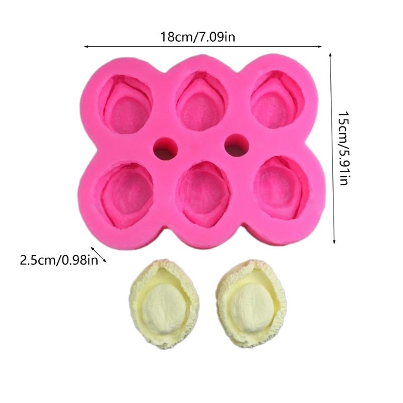 Fondant Molding Tool Flexible Silicone Cake and Cupcake Decorating Mold Cucumber/Abalone Shaped Dessert Making Mold