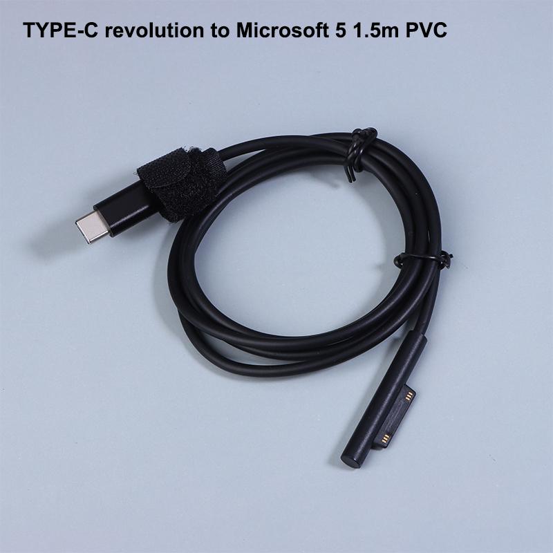 

Адаптер быстрой зарядки USB Type-C, блок питания Type-C PD для планшета Surface Pro5, кабель для зарядки 15 В A1