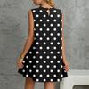 Women's Casual Fashion Breathable Round Neck Vest Floral Holiday Dress With Pockets
