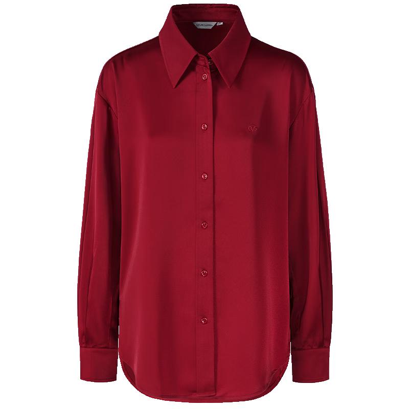 GIOVANNI VALENTINO Women's Long Sleeve Casual Shirt