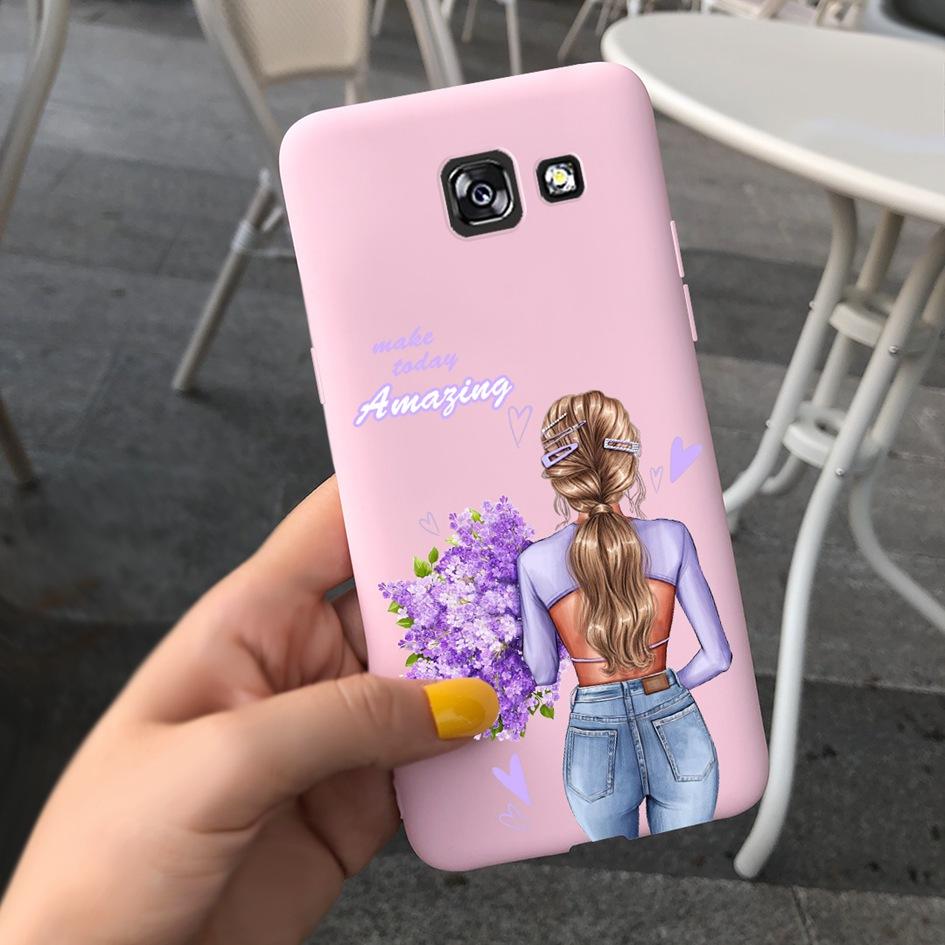 A5 2016 Case For Samsung Galaxy A5 2017 Cover A520 SM-A520F Popular Flower Shockproof Bumper For Samsung A5 2016 A510 Soft Funda