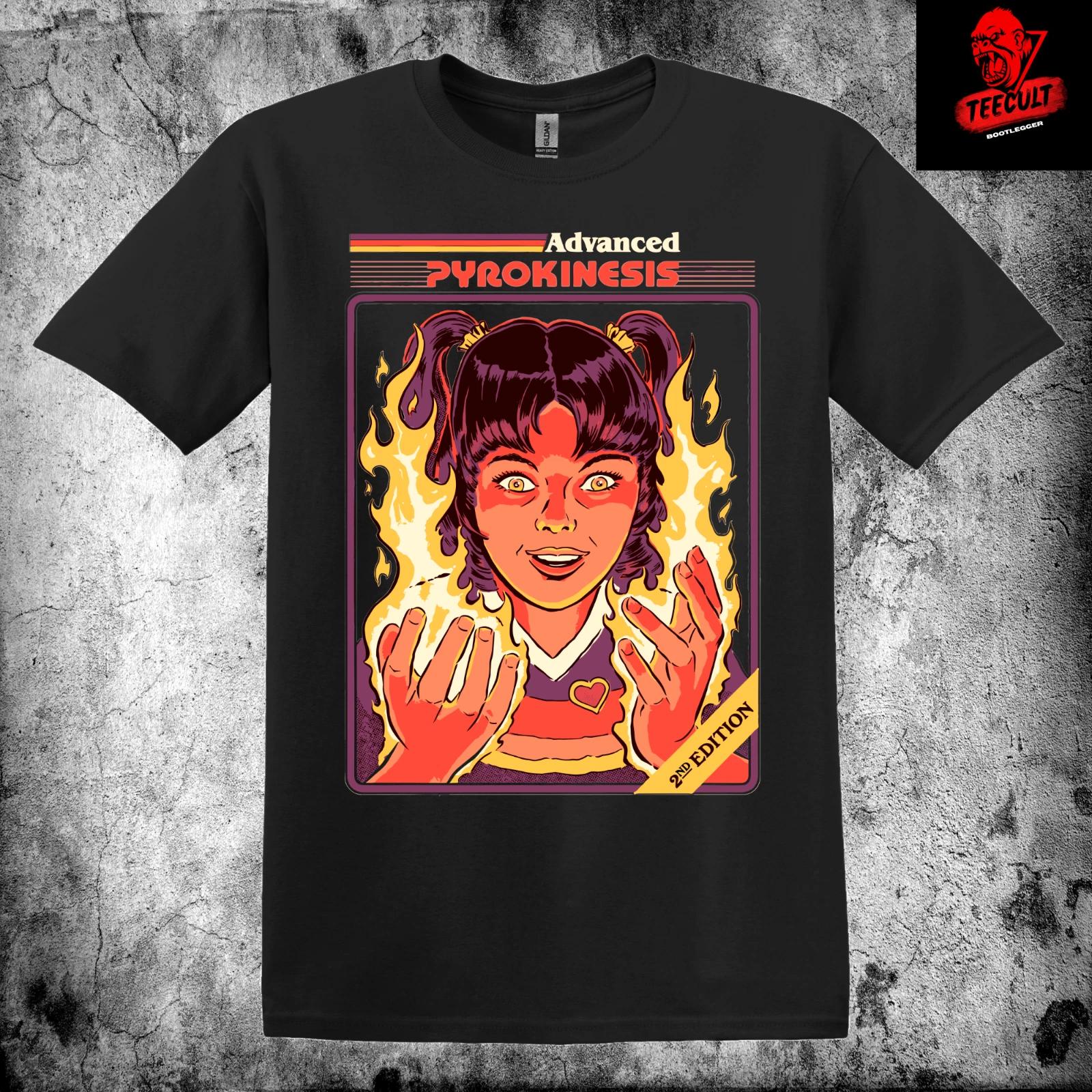Men s and Women s T-shirts Steven Rhodes Advanced Pyrokinesis Dark Humor Horror Retro XS