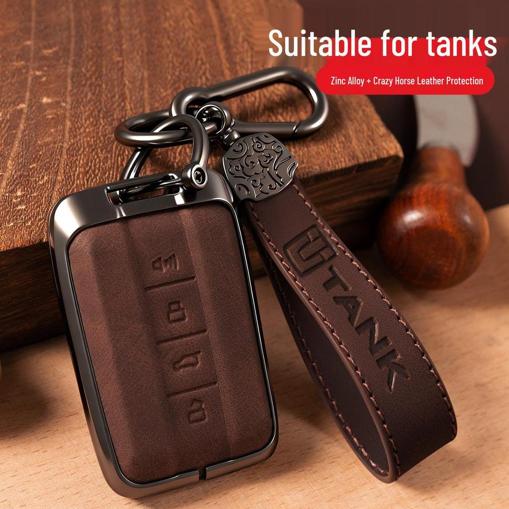 Compatible with the Cyber Tank 300 and Wey Tank 500, This Car Key Shell and Protective Cover.