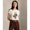 Women Cotton Jersey Tee With Polo Bear Wmpoknincu21335100