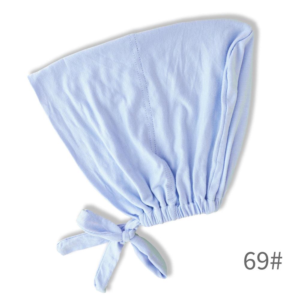 Premium Mercerized Cotton Adjustable Elastic Hair Cover Cap