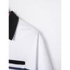 European Size Summer POLO Shirts Zipper Men's Short Sleeve Top Lapel Patchwork Striped Printed Polo Shirt Plus Size