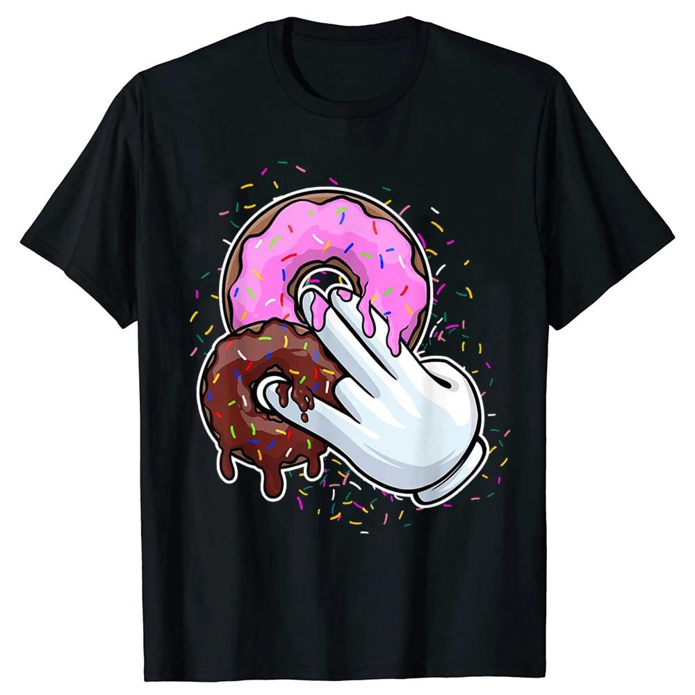 Donuts and Deadlifts Funny Doughnut Workout Tee Shirt Summer Cool Tshirt Men Short Sleeve Tshirt Powerlifter Tee T Shirt