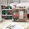 Decorative Cushion Covers Camping Bus Printed Pillow  Home Sofa Throw