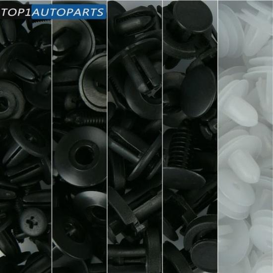 100 Fixing Fastener Kit Bumper Fender Liner Push Type Retainer Clips For Hyundai