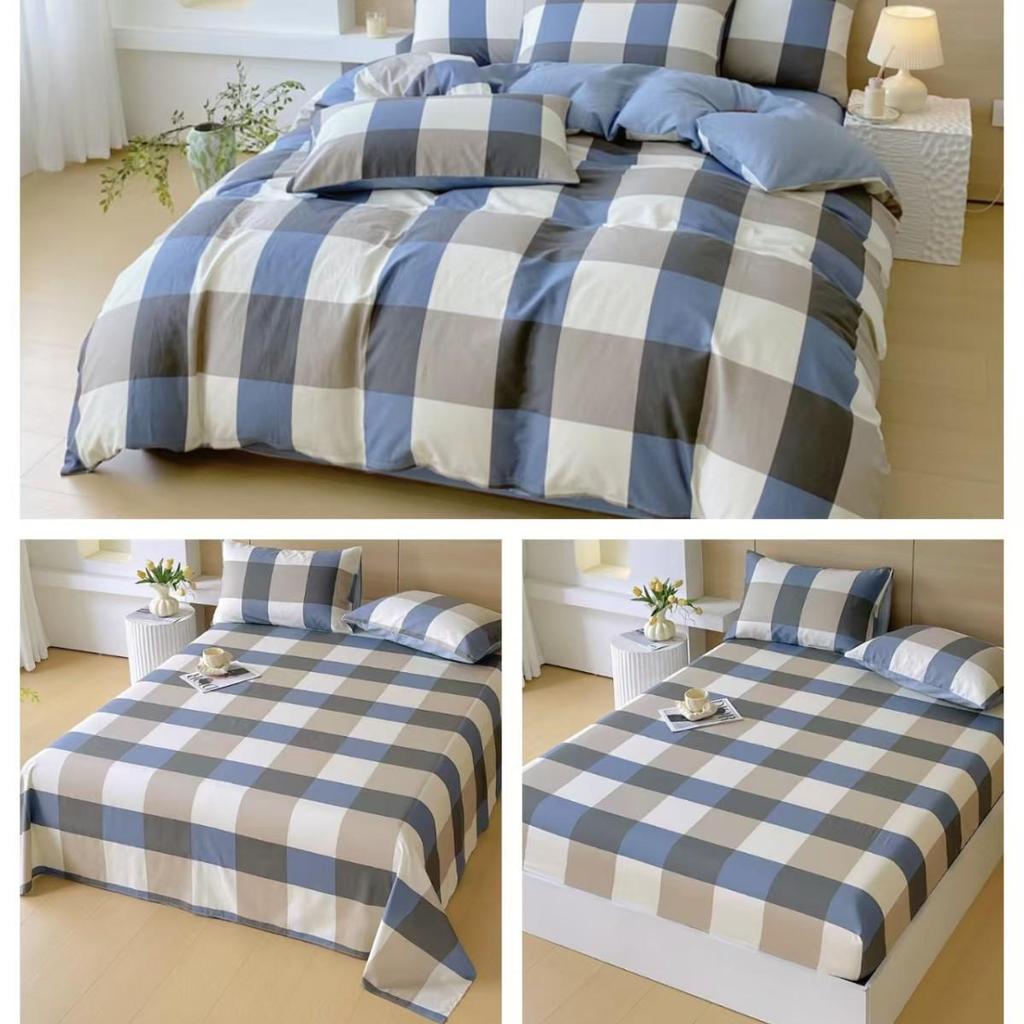 Pure Cotton Bedding Sets: Duvet Covers, Enclosed Fitted Sheets, Bed Sheets, Bed Covers - Sterile & Healthy Options In 2, 3, or 4 Piece Sets.