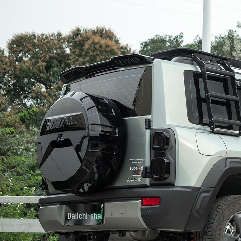 Задний спойлер Haval Menglong MC Style: Ярко-черный, Установка без сверления