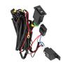 Car LED Fog Light On/Off Switch Wiring Harness Relay Kit 12V Universal Auto Replacement Fog Light Switch Harness Kit