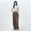 LAP Double-Pleat Belted Wide Pants As2Wp464
