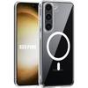 Case for Samsung Galaxy S23 Plus, Shockproof Protection with Magnetic Ring - Transparent