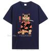Catana In Edo Nekoffee Kawaii Harajuku Oversize T Shirt Cotton Cat Anime Tshirt Japanese Summer Short Sleeve Tshirt