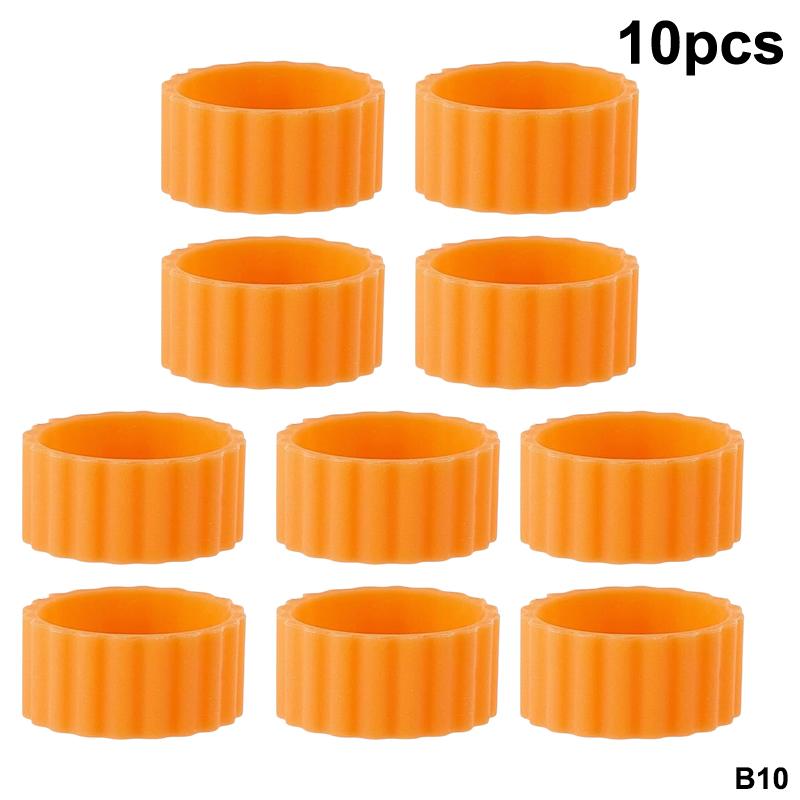 5/10 Pezzi Manicotti Stabilizzanti per Portacandele in Silicone, Previene lo Scivolamento e le Gocce di Cera, Stabilizza Candele Coniche e Cilindriche