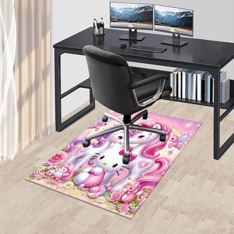 1pc Hello Kitty unicorn Carpet Office Rug Outdoor Mat Home Decor Area Carpet Festival Gift