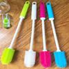 Silicone Cup Brush Long Handle 360 Rotating Cleaning Brush For Bottle Coffee Mug Narrow Jar Multi Purpose Home Kitchen Scrubber