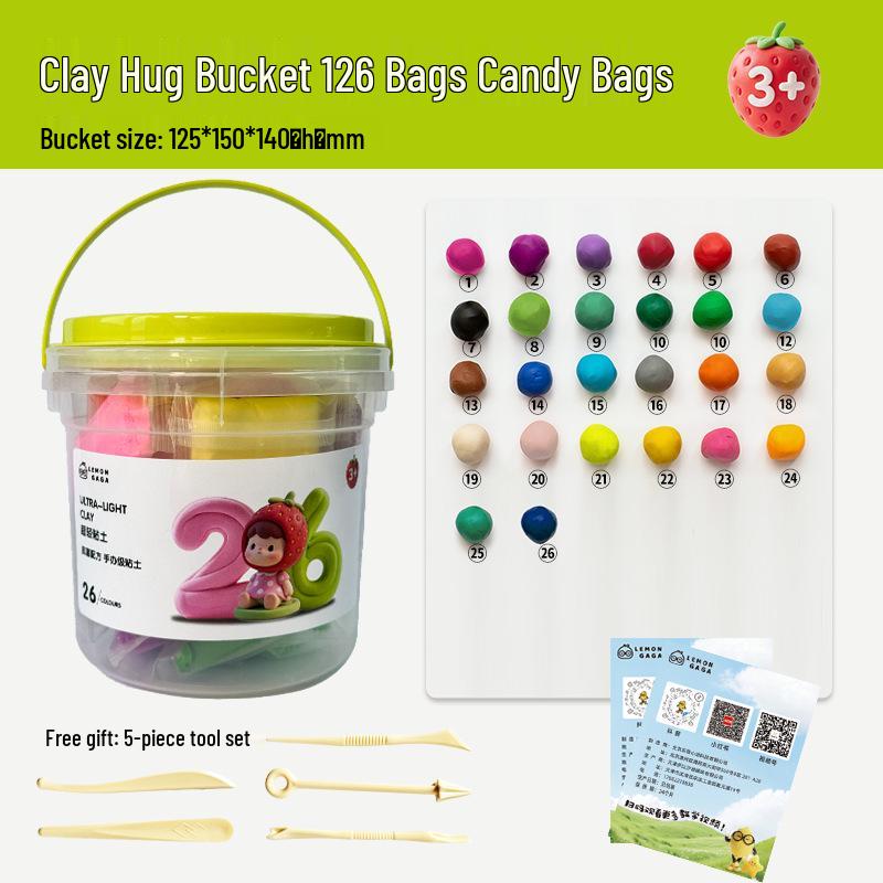 Super Light DIY Colored Clay - 12 or 24 Colors