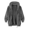 Men Winter Warm Fleece Hooded Jacket Zip Up Sweatshirt Soft Breathable Coat Casual Outdoor Sports Daily Use Outerwear