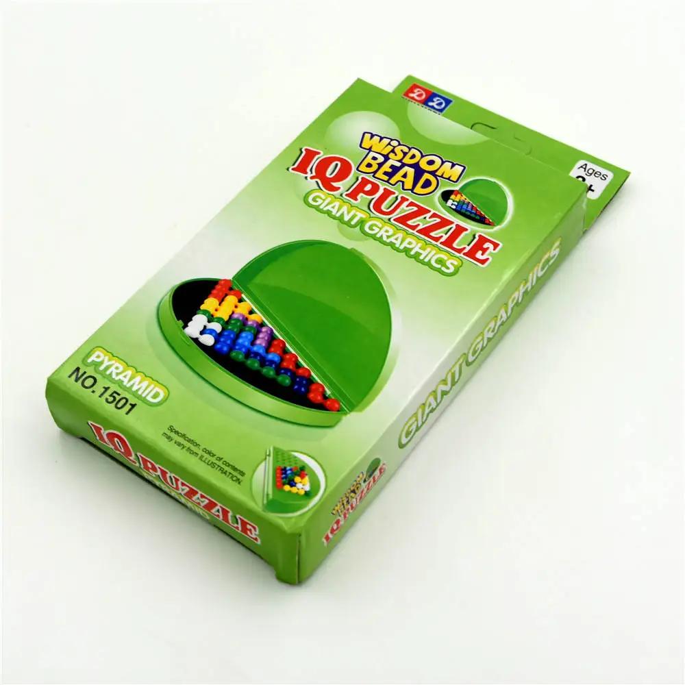 Classic Puzzle Pyramid Plate 174 Challenges  IQ Pearl Logical Mind Game Brain Teaser Beads for Children Educational  Toys