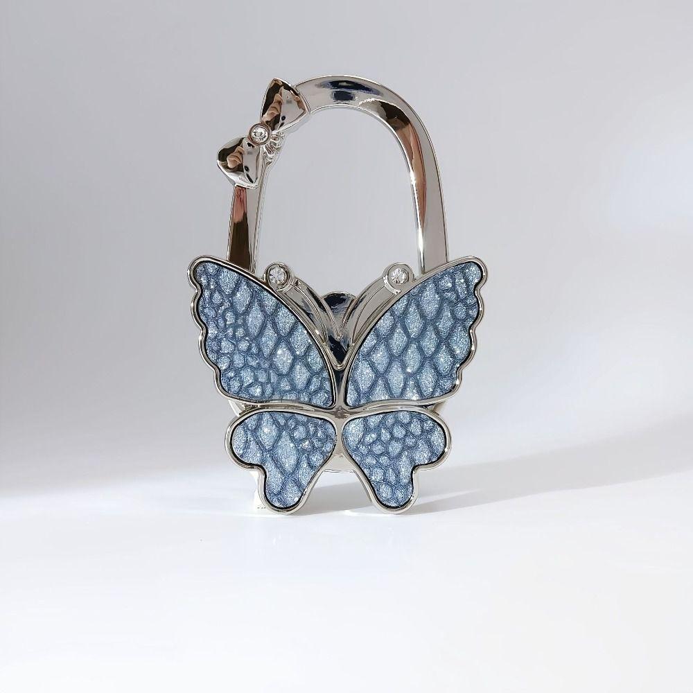 Fashion Foldable Butterfly Handbag Hook for Women Portable Creative Bowknot Purse Hook Durable Table Hanger for Table
