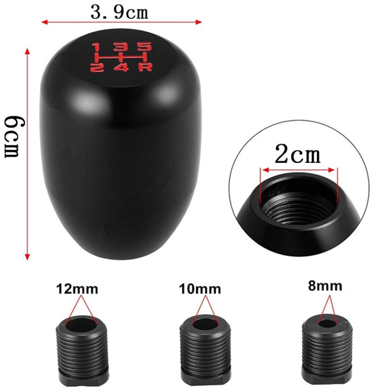 5 Speed Universal Car Gear Shift Knob For Manual Transmission Automatic Gear Level Shifter Gear Knob Auto Accessories