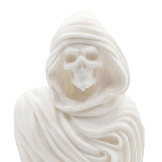 Halloween Sensenmann Figur 3D Gedruckte Gotische Skelett Skulptur für Bücherregal Heim Schreibtisch Tischdeko