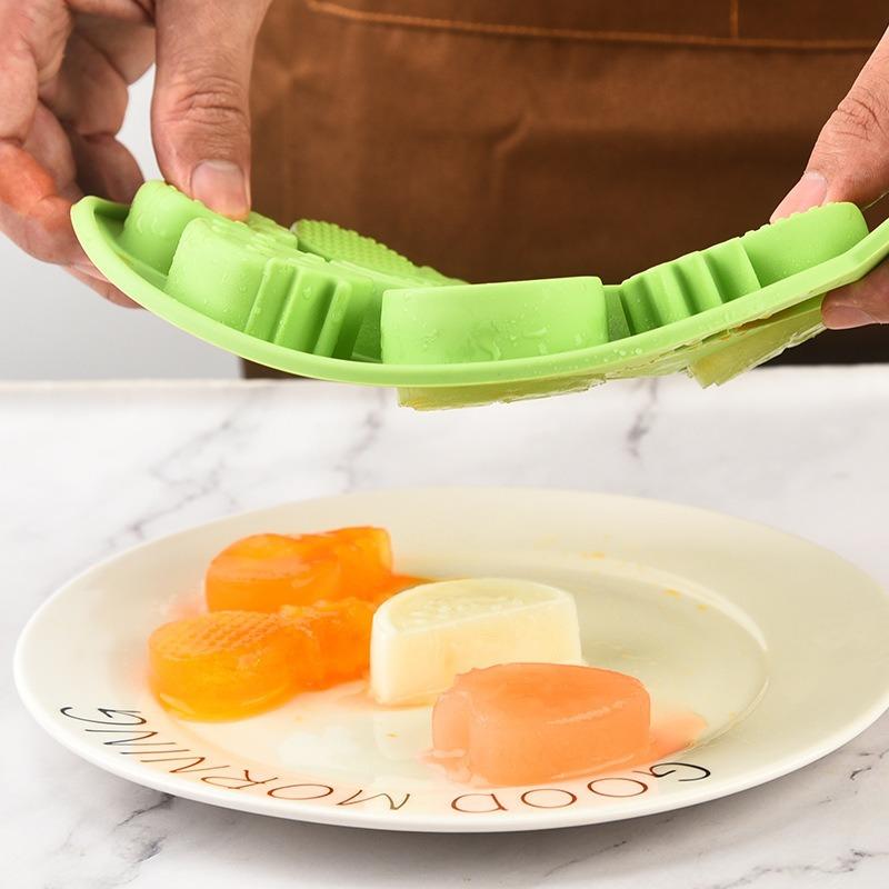3D Fruit Silicone Mold Pineapple Strawberry Orange Lemon For Candy Chocolate Baking Ice Cube Diy Soap Cake Decorating Tool