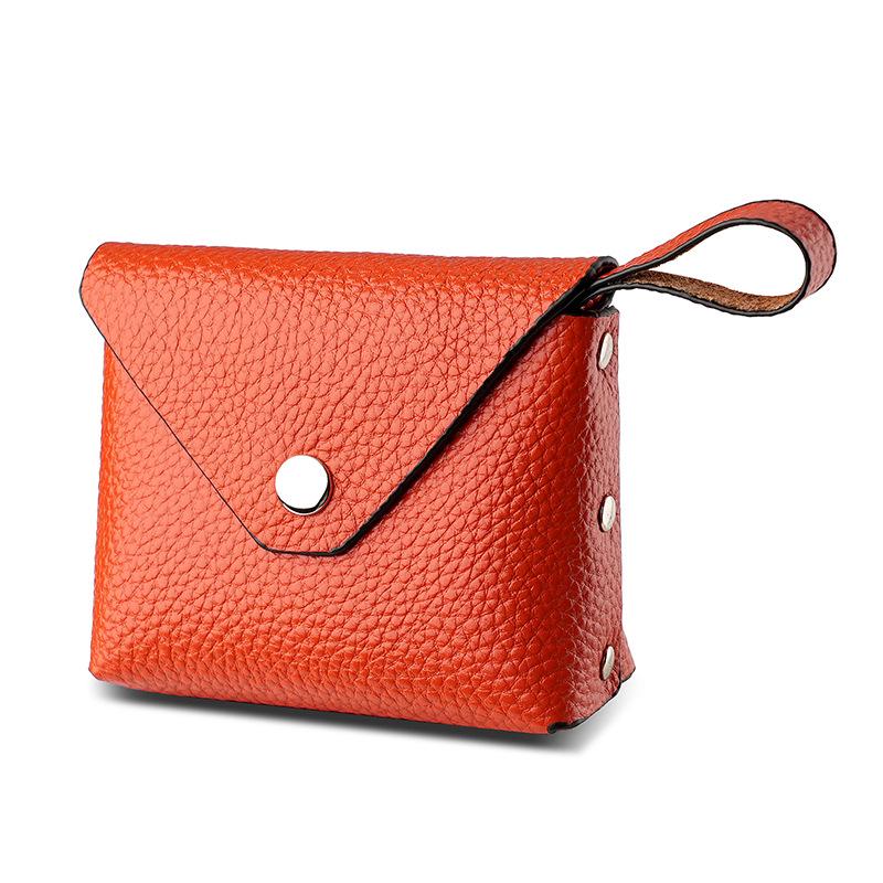2023 Women's Mini Cowhide Coin Purse Snap Wallet