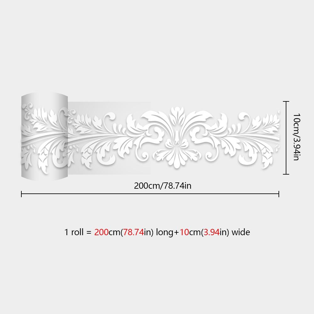 

Белые Креативные Цветочные Наклейки для Украшения Стен Дома, Спальни, Гостиной, Прихожей