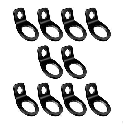 10x O Ring Tie Down Anchor Hooks Lashing Rings Sturdy Stainless Steel Car Cargo for Workshop