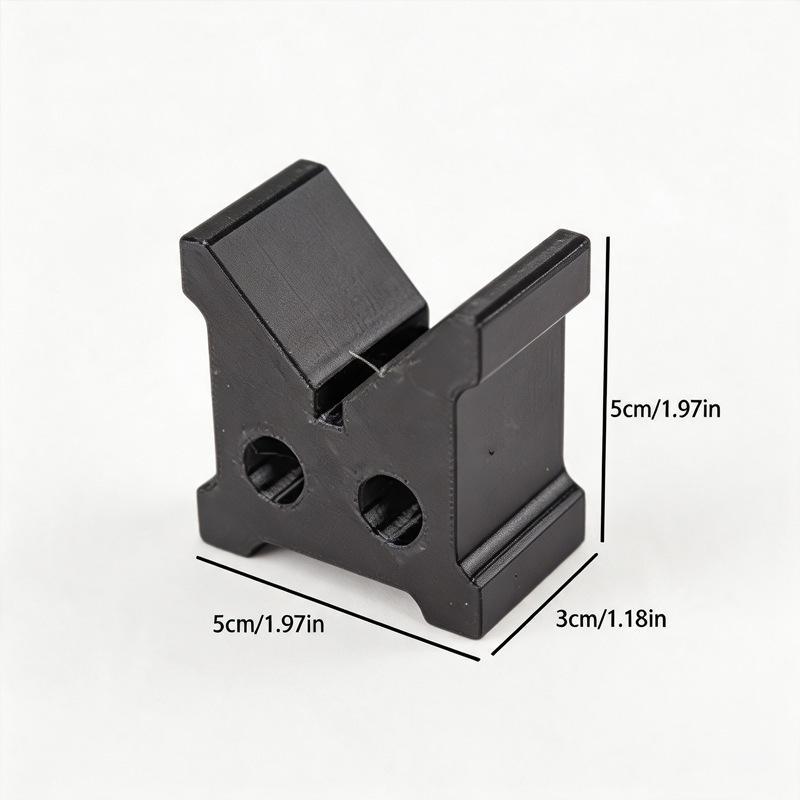 1Pair V Type Parts Fixing Bracket 3D Printed Support Holder For Round Shaft Rod Positioning Fixture Diy Mechanical Project Use