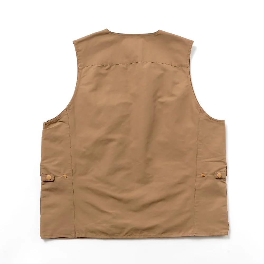 WAKU Best Shot Vest for Preserving the Human for Fishing and Work [WAKU] History, Multi-functional, Camping, Fishing, Multi-Pocket, (Black)