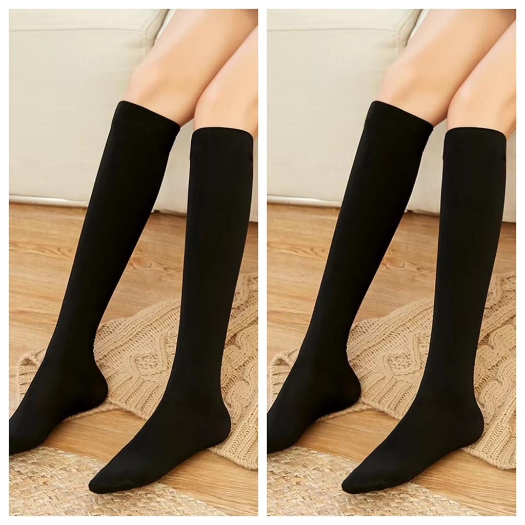 Women/Men Winter Warm Thicken Thermal Socks Wool Cashmere Nylon Snow Black Skin Seamless Velvet Soft Boots Socks