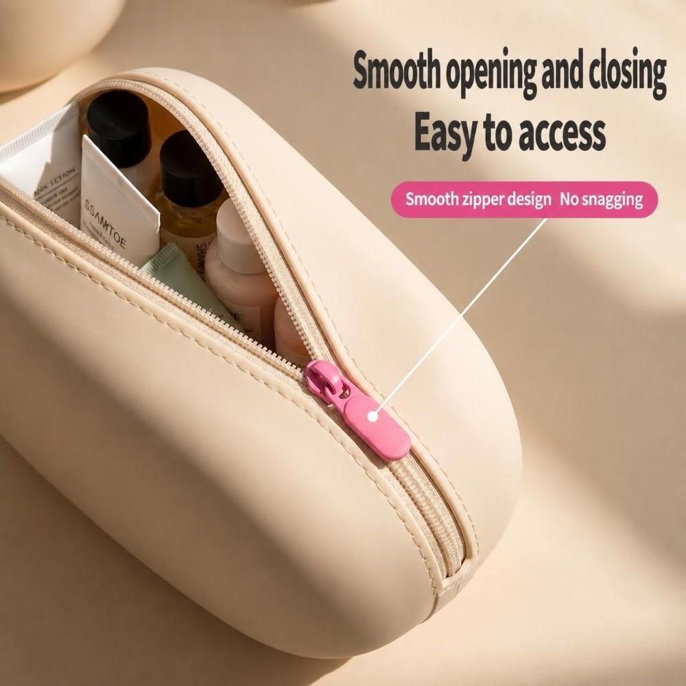 Silicone Makeup Bag Large Capacity Travel Toiletry Bag Modern Handbag  for Women